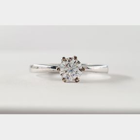 9CTWHITE GOLD RING WITH 0.320CT DIAMOND COLOUR IJ CLARITY SI - 51929/3427