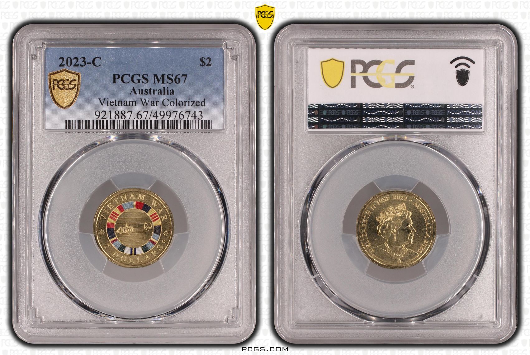 Vietnam War Colorized, Two Dollar, 2023-C, PCGS MS67