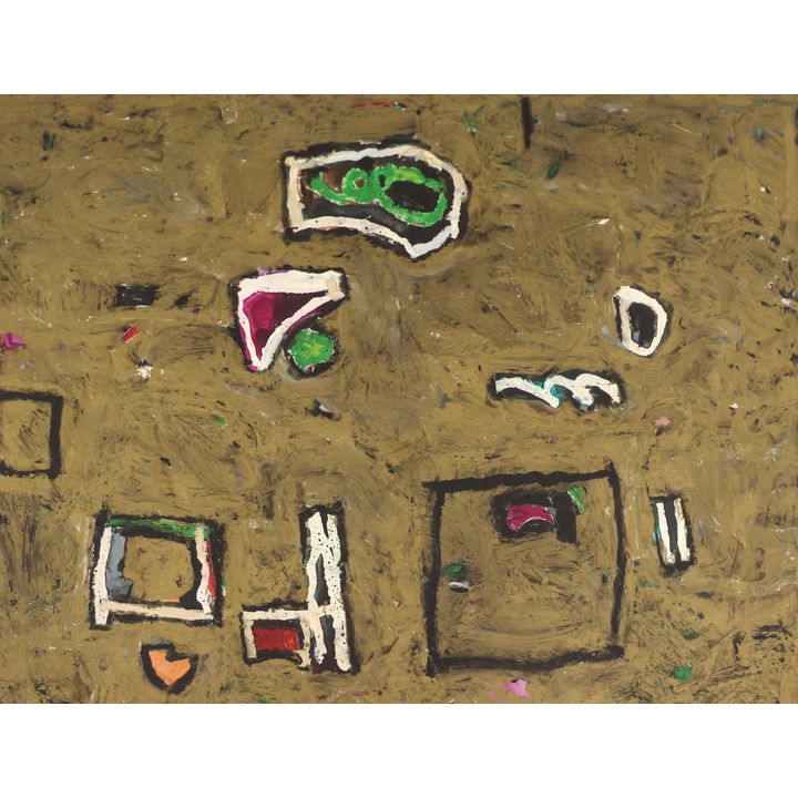 Alden Mason ''Yippee'' 2002 Mixed Media