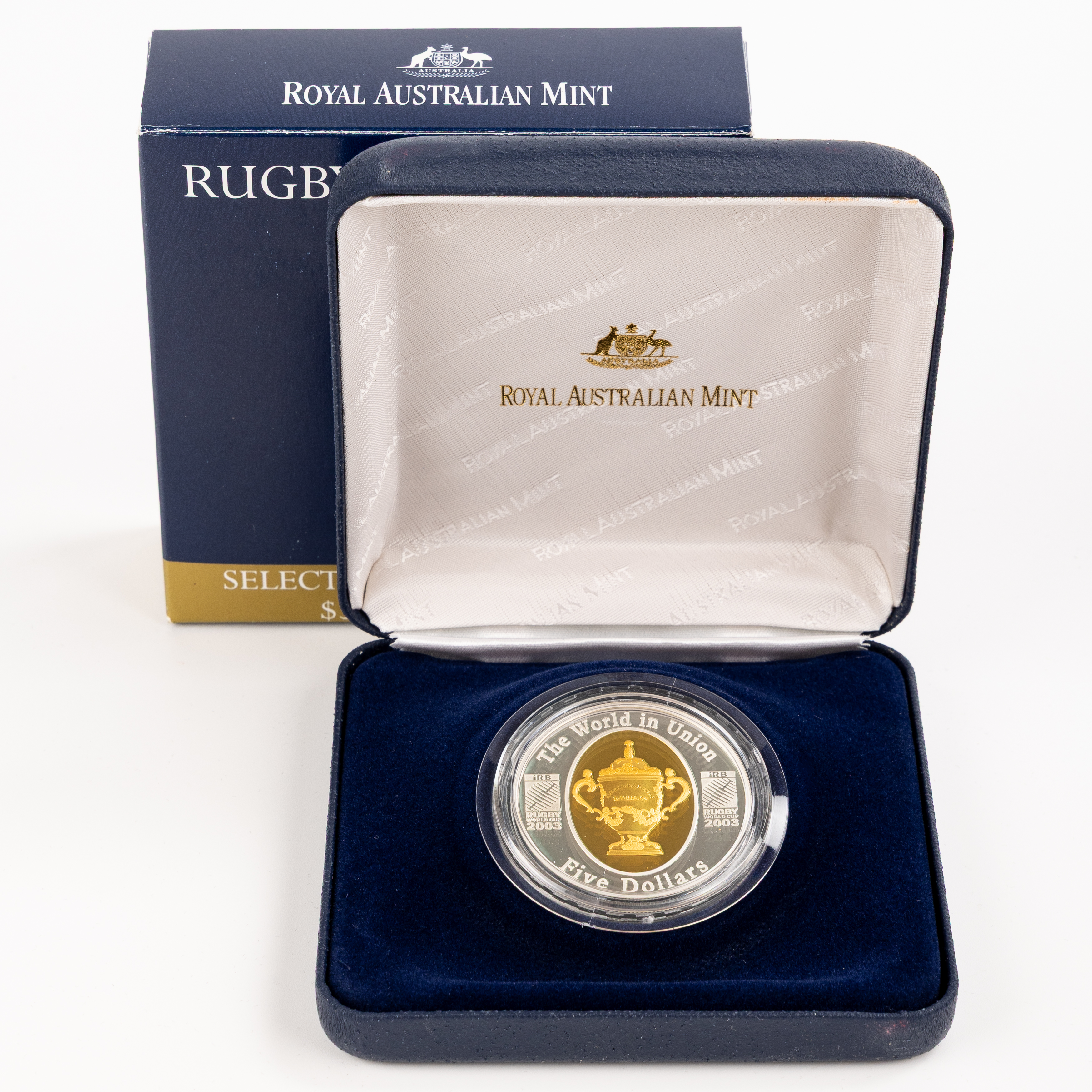 41 · RAM - Rugby World Cup, Five Dollars, 2003,  FDC