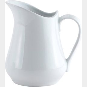 HIC CREAMER PITCHER WITH HANDLE, FINE WHITE PORCELAIN, 8-OUNCES