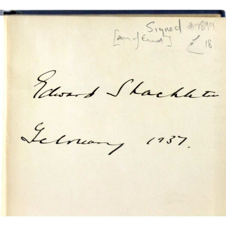 SHACKLETON, EDWARD [signed], Arctic Journeys.
