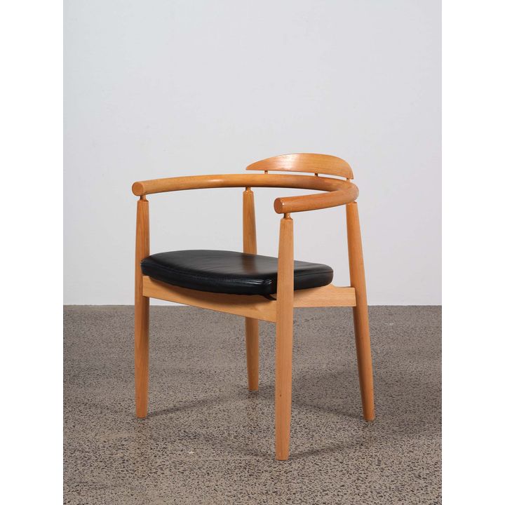 A 1980s Danish elbow chair