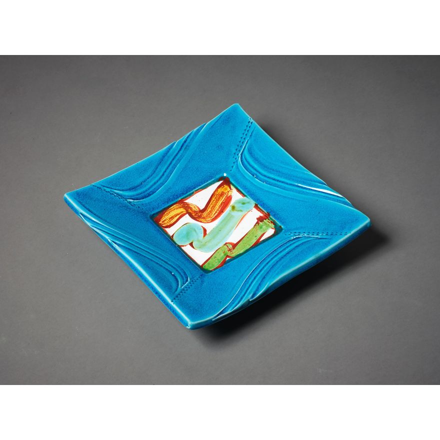 Warren Tippett & Merilyn Wiseman - Press-moulded platter