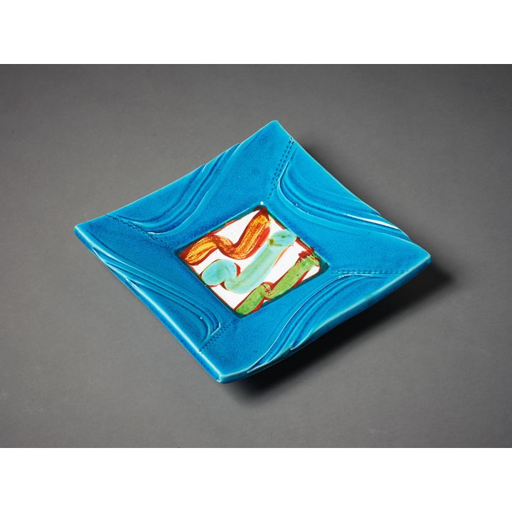 Warren Tippett & Merilyn Wiseman - Press-moulded platter