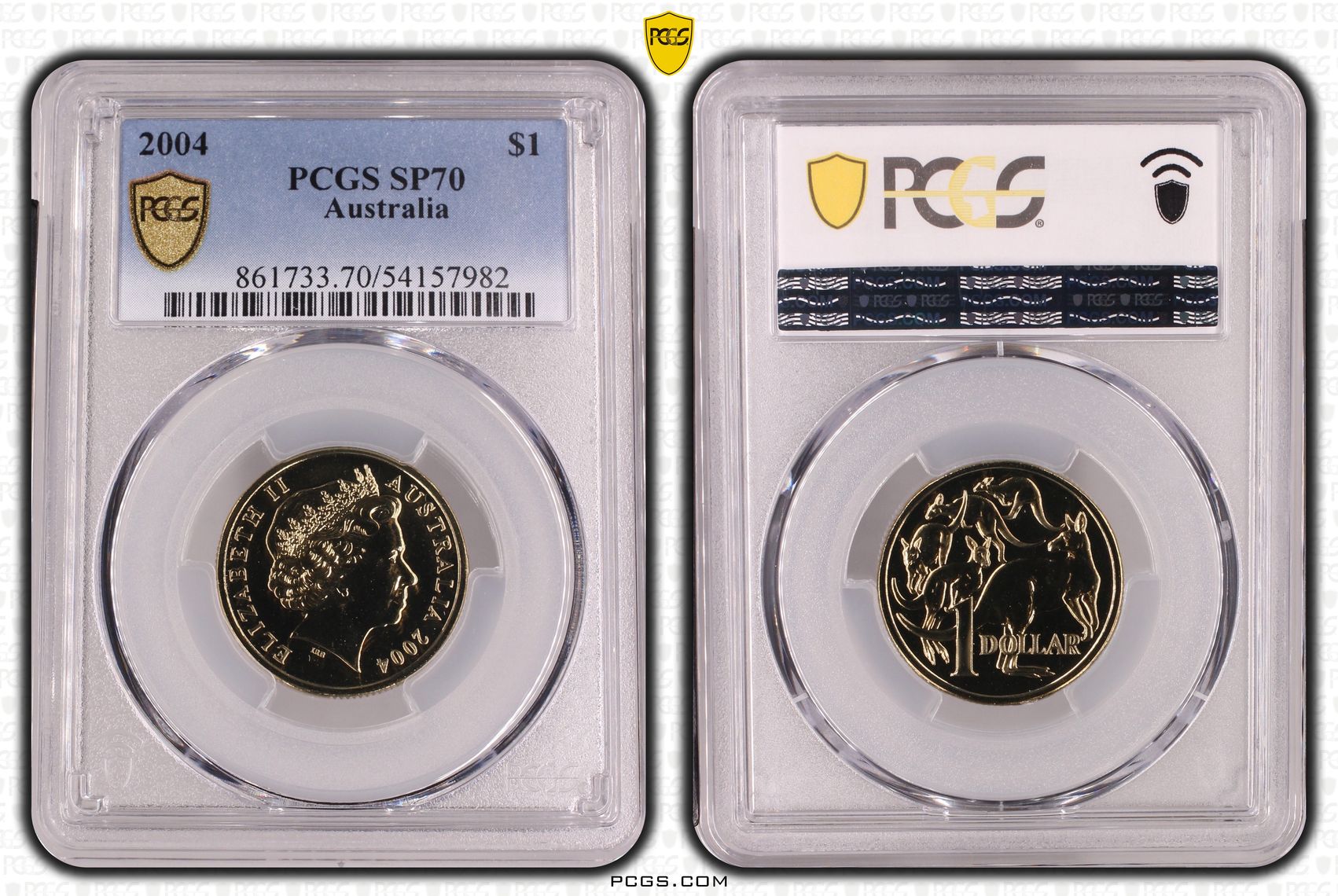POP 4/0, One Dollar, 2004, PCGS SP70