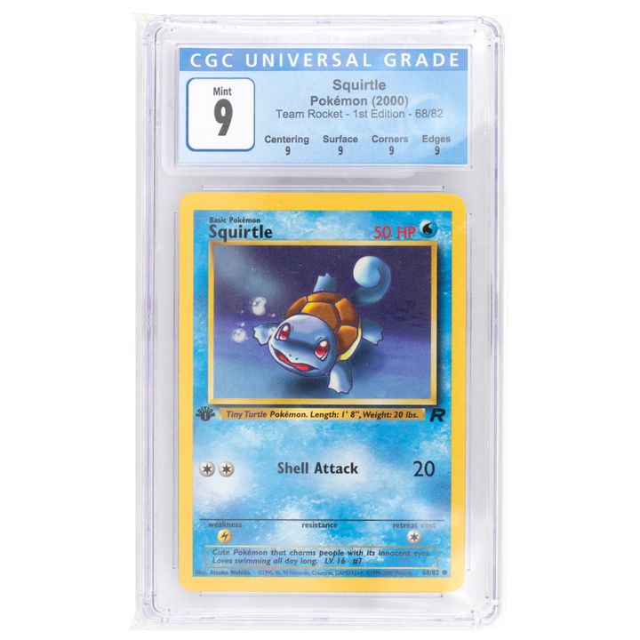 Pok�mon, Squirtle, 2000, 9, Mint