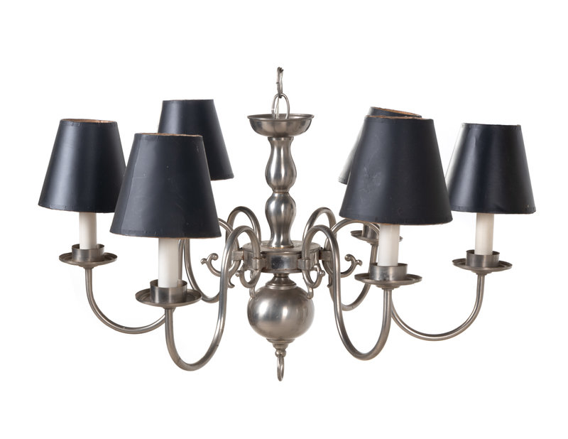 A Flemish Baroque Style Six-Light Chandelier