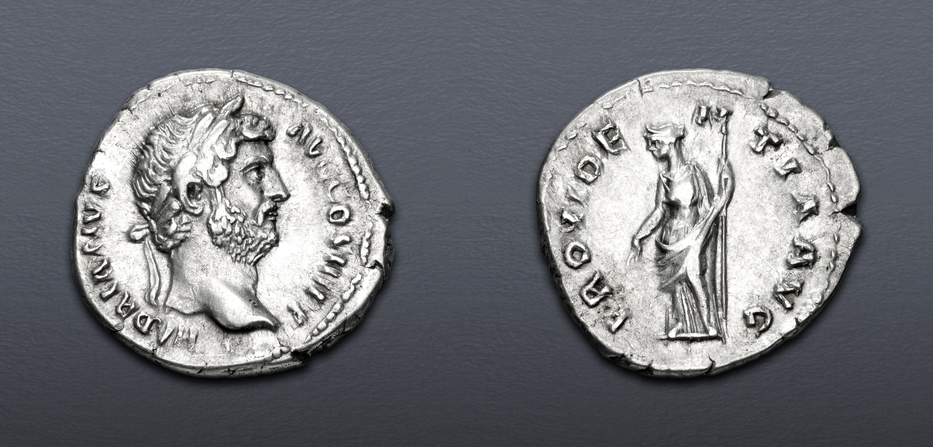 Hadrian. AD 117-138. AR Denarius (18mm, 3.47 g, 6h). Rome mint. Struck ...
