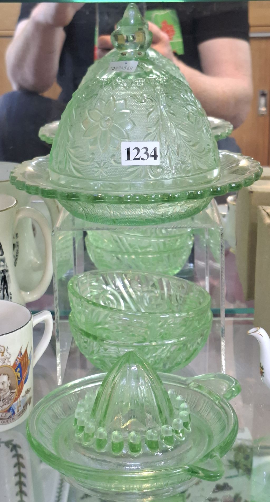 1234 · DEPRESSION GLASS