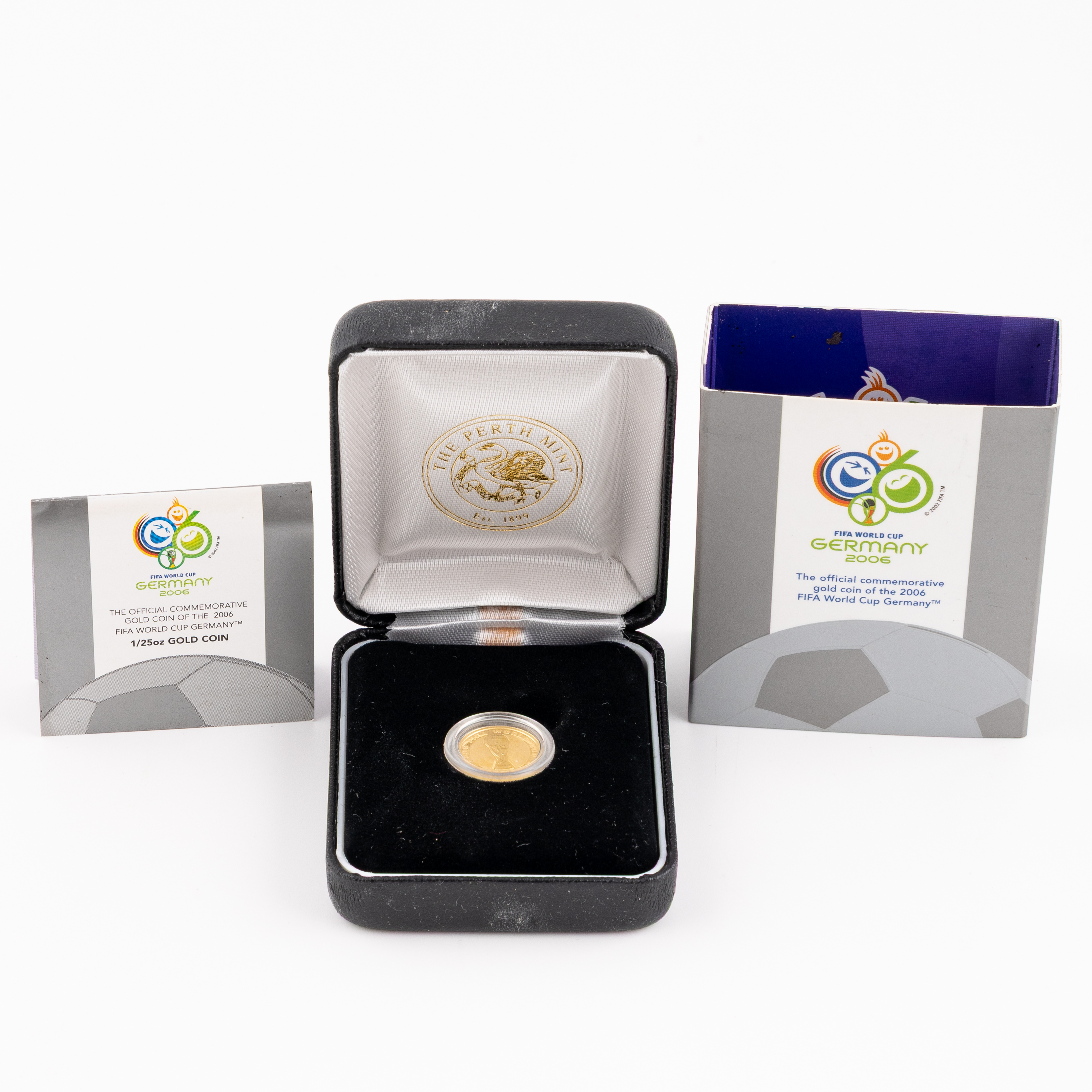 267 · Elizabeth II, Perth Mint - FIFA World Cup Germany 1/25oz, Four Dollars, 2006,  UNC