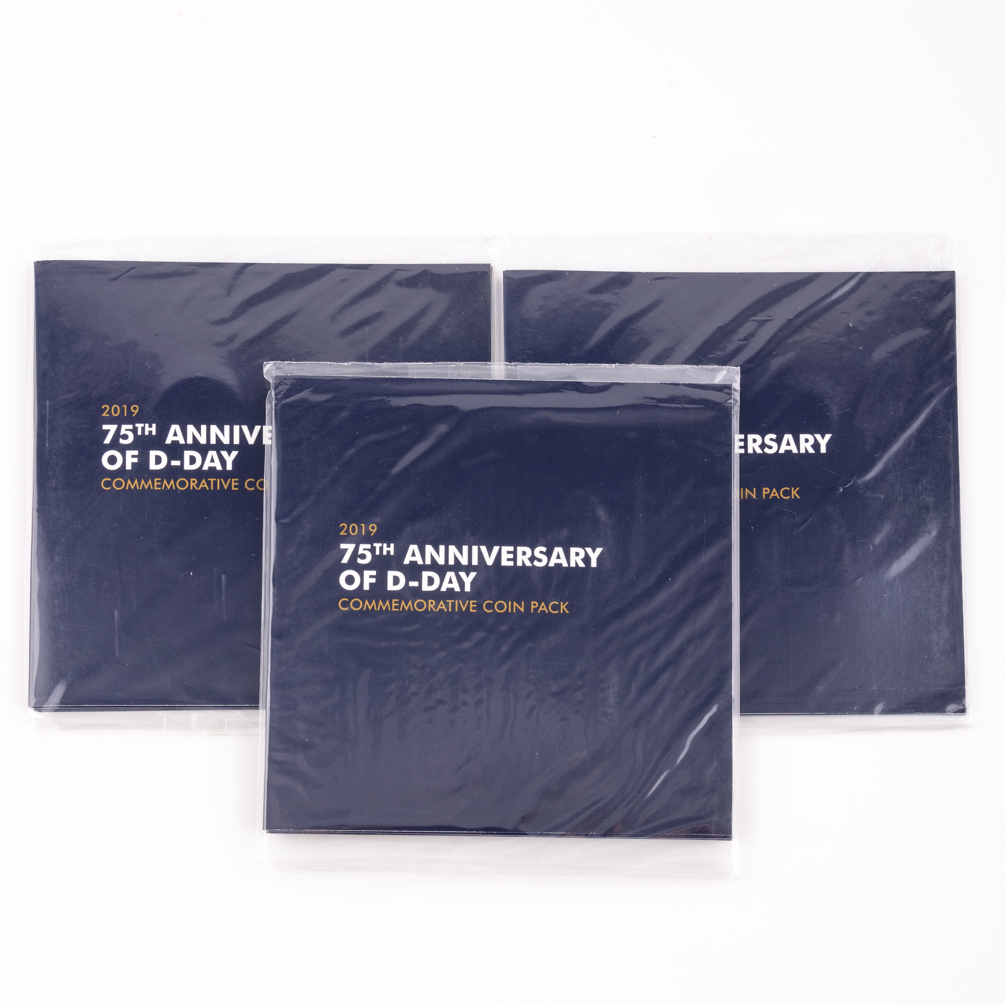 Elizabeth II, 75th Anniversary of D-Day, One Dollar - Five Euros, 2019, UNC