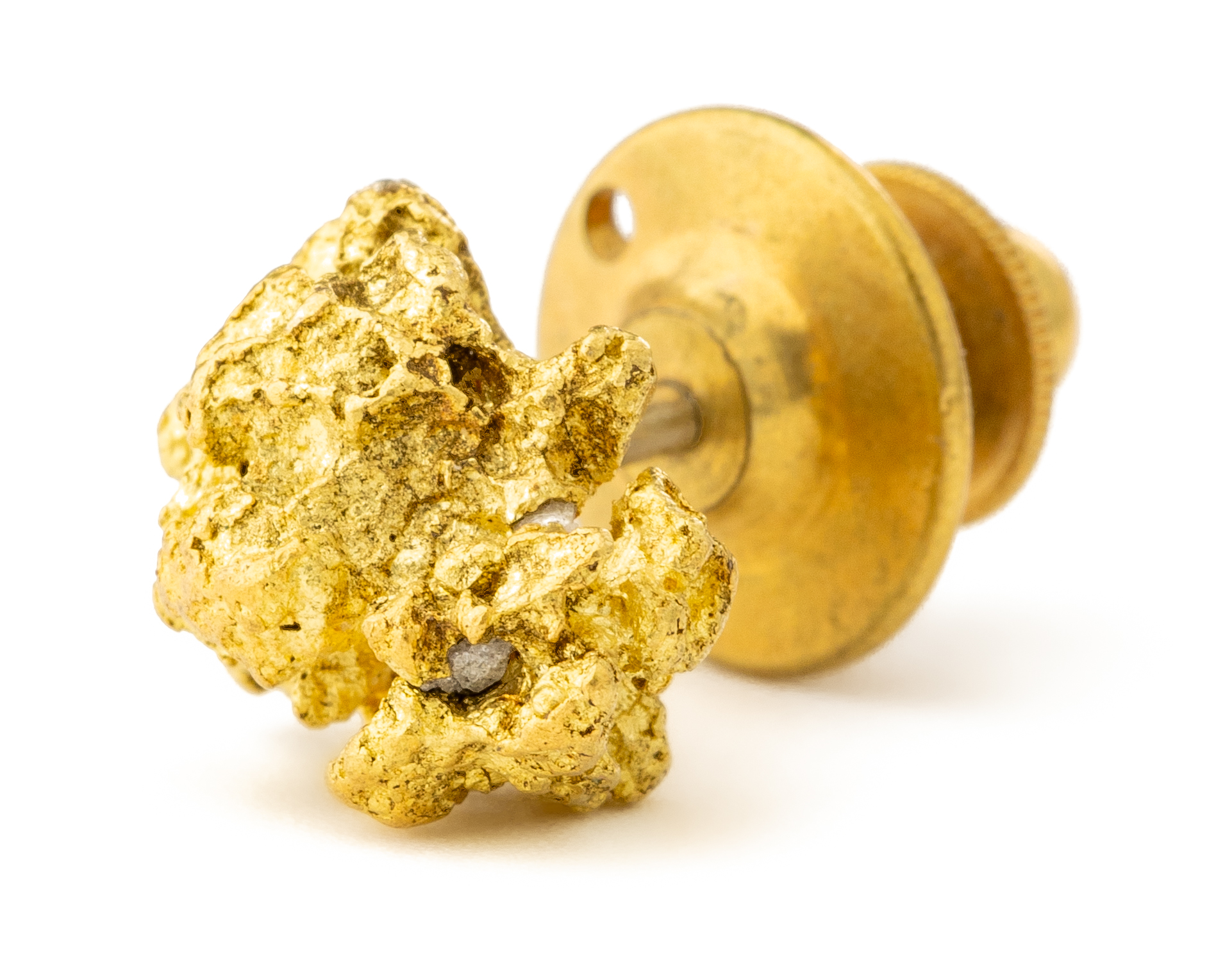 Gold Nugget Pin, C.1900S, VF