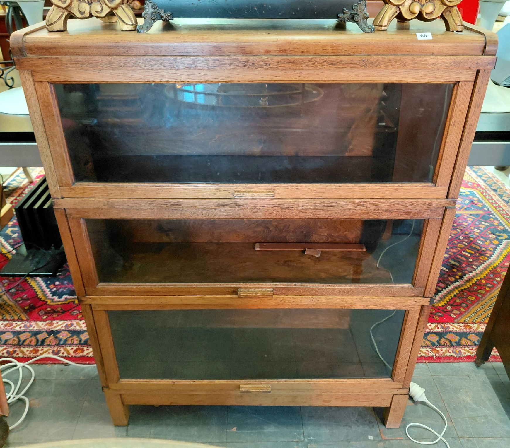 66 · GLOBE WERNEKE 3 TIER BOOK CASE