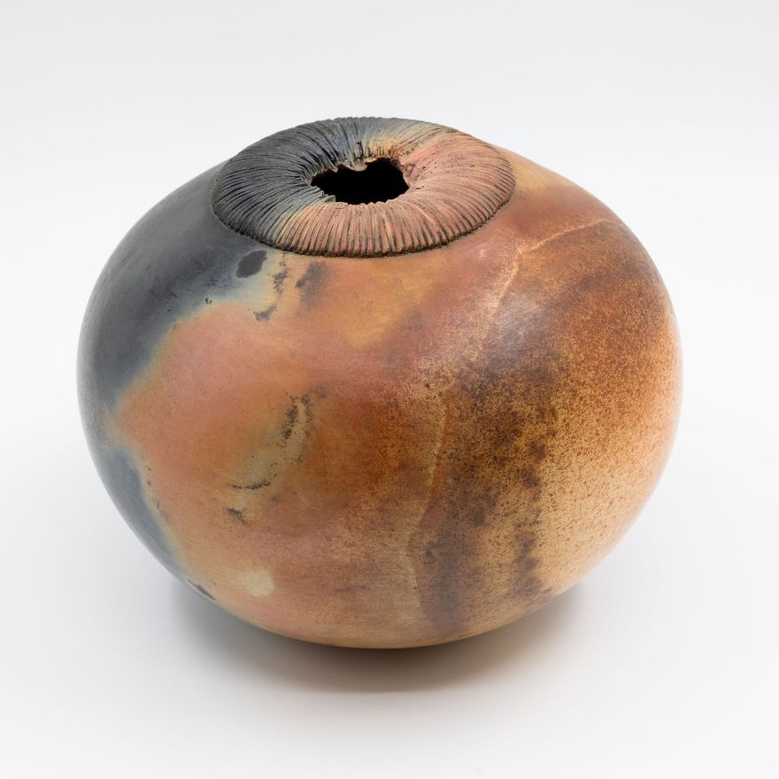Jo Munro - Raku fired vase