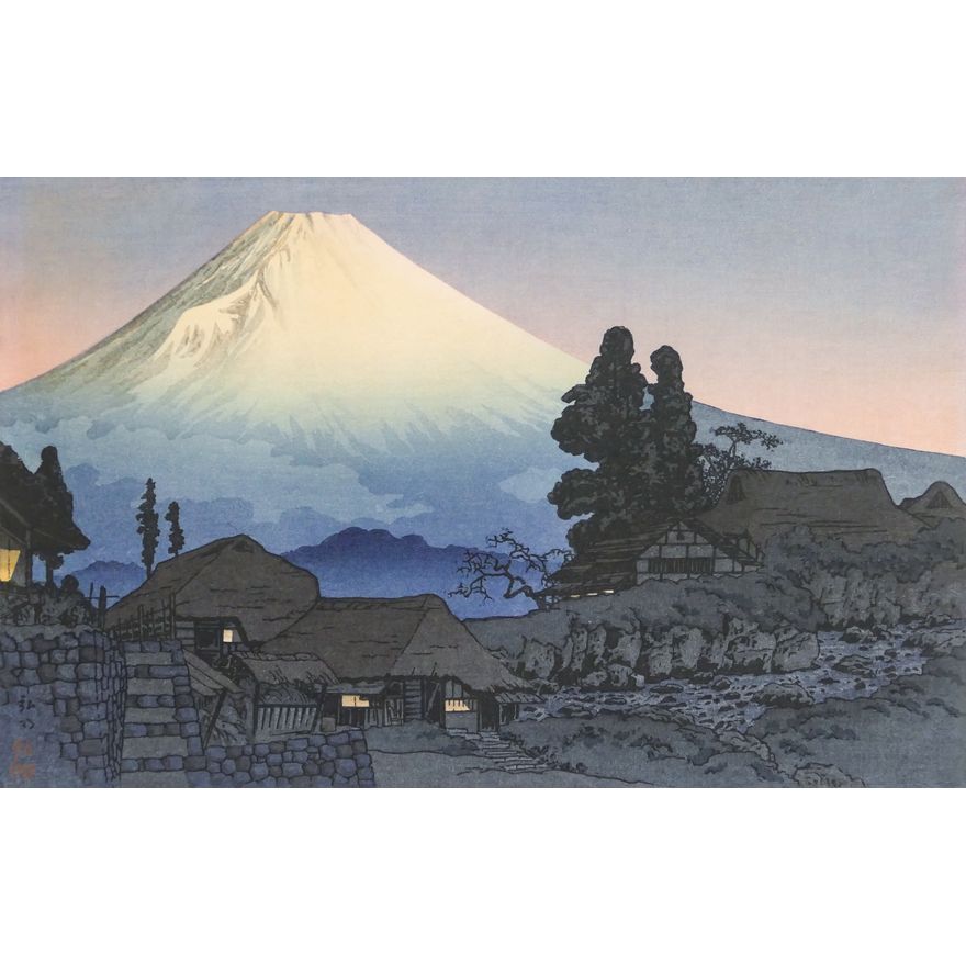 Shotei Takahashi ''Mt. Fuji from Mizukubo'' 1935 Woodblock