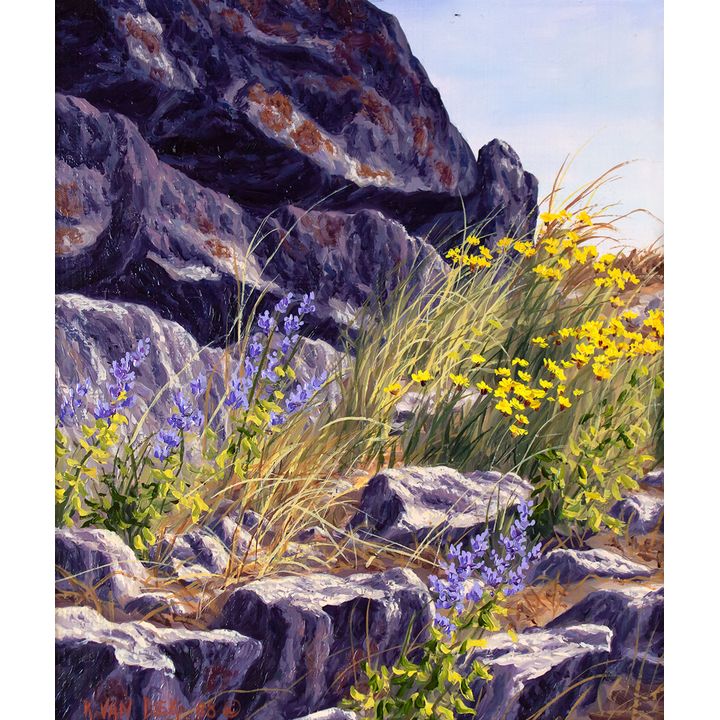 Reaching for the Sun by Randy Van Beek (1958- )