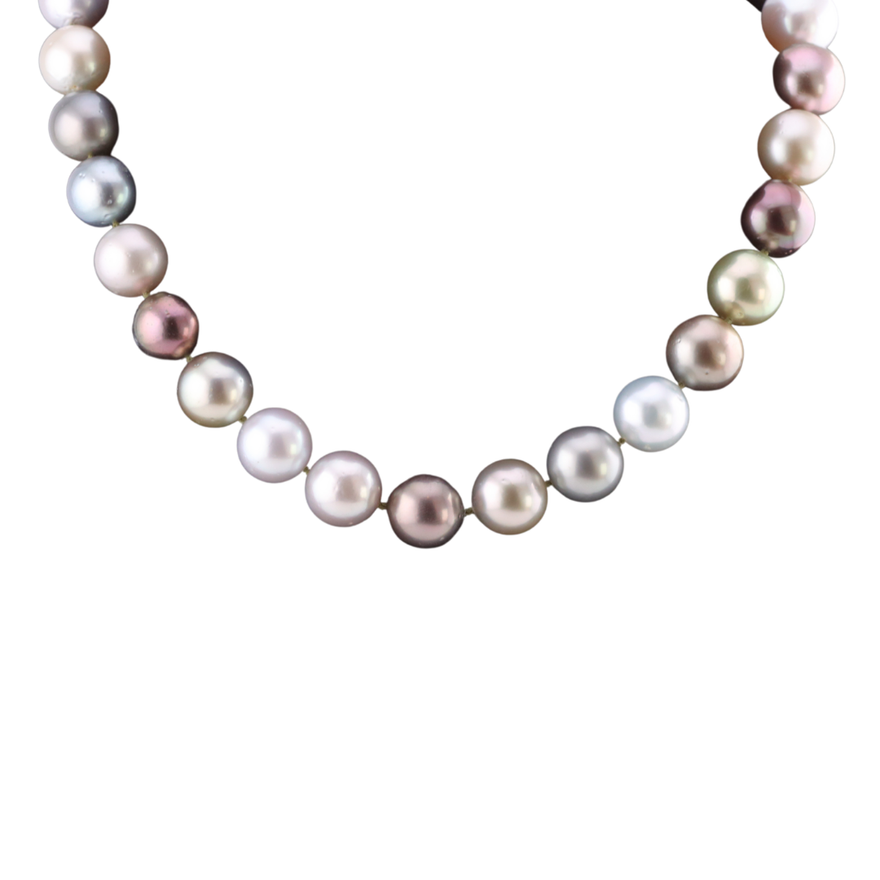 Collar con perlas