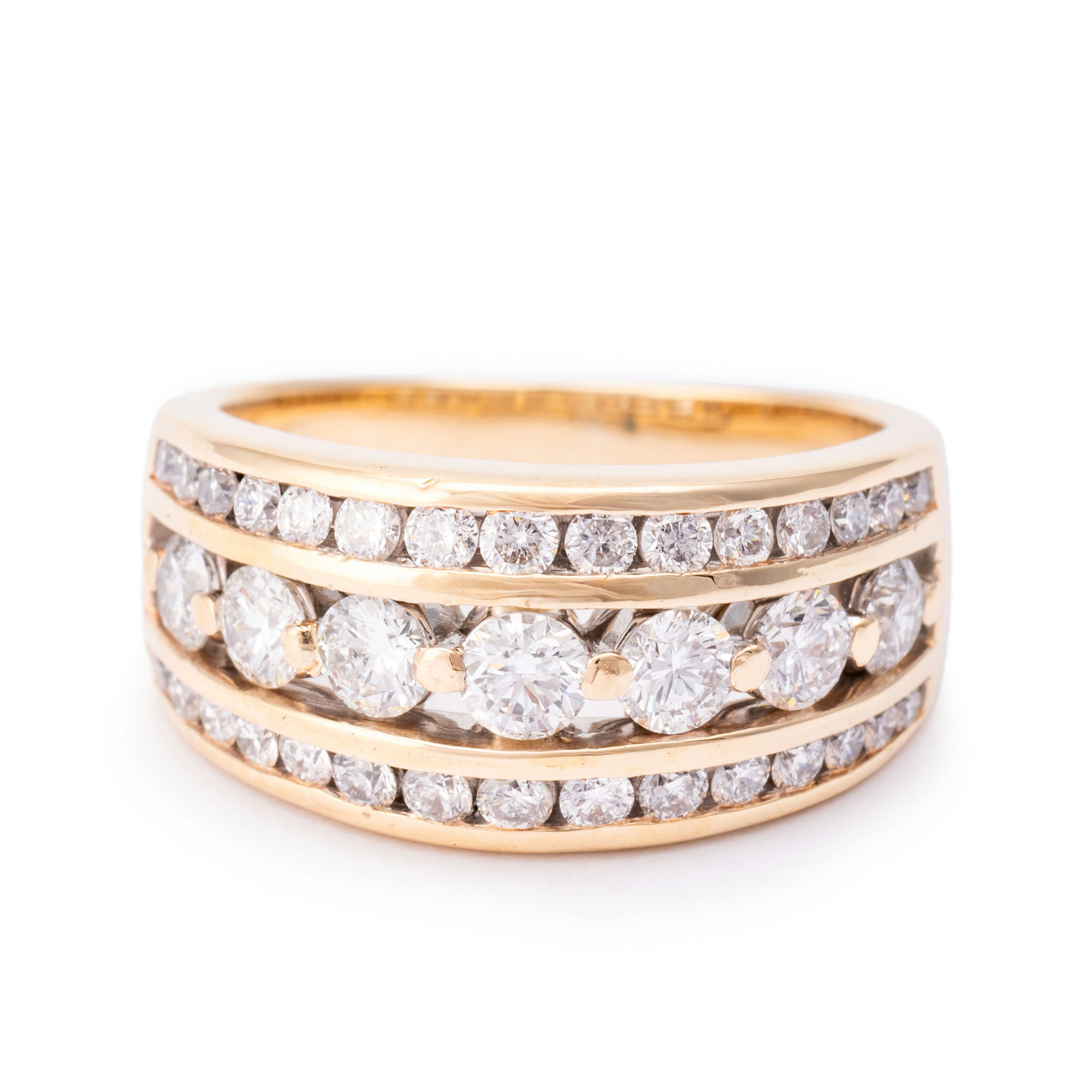 1.50 Carat Diamond Dress Ring 14ct Gold,