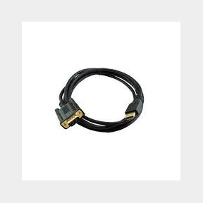 1.5M 15pin Gold HDMI Male to VGA Male Adapter Converter Cable Black for PC Laptop Monitor Projector - HDMI-VGA-15-Bar 9902066685331- 51745/26575 AS B1 (S6)