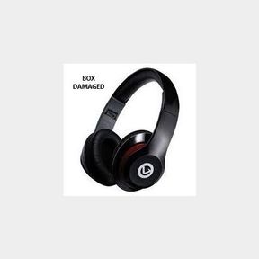 Volkano Falcon Series Headphones with Mic - Black- BOX DAMAGED | PK 51679/2322 B4 (S2)
