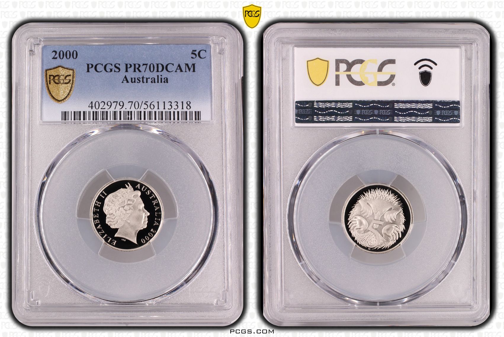 Five Cent, 2000, PR70DCAM