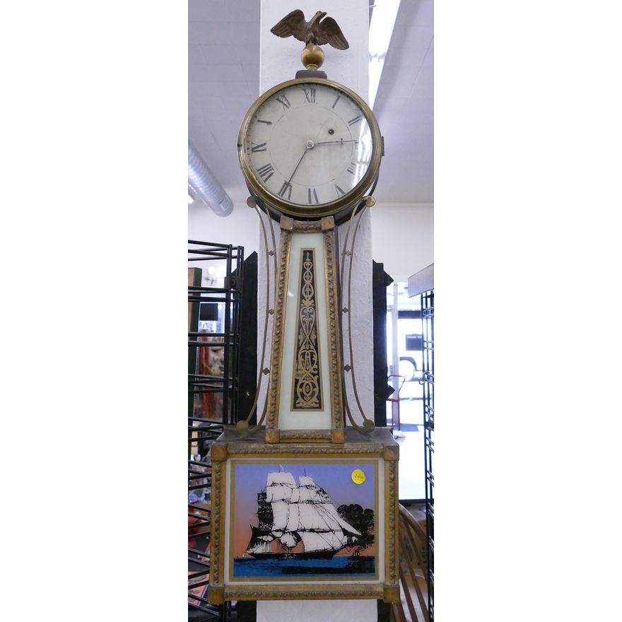 Antique American Banjo Clock - 33'' (JC)