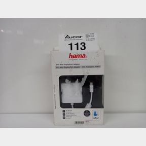 HAMA 3IN1 MINI DISPLAY PORT ADAPTER FOR DVI DISPLAYPORT