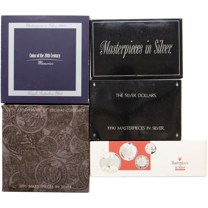 Elizabeth II, Masterpieces in Silver, 1988 - 1999, FDC