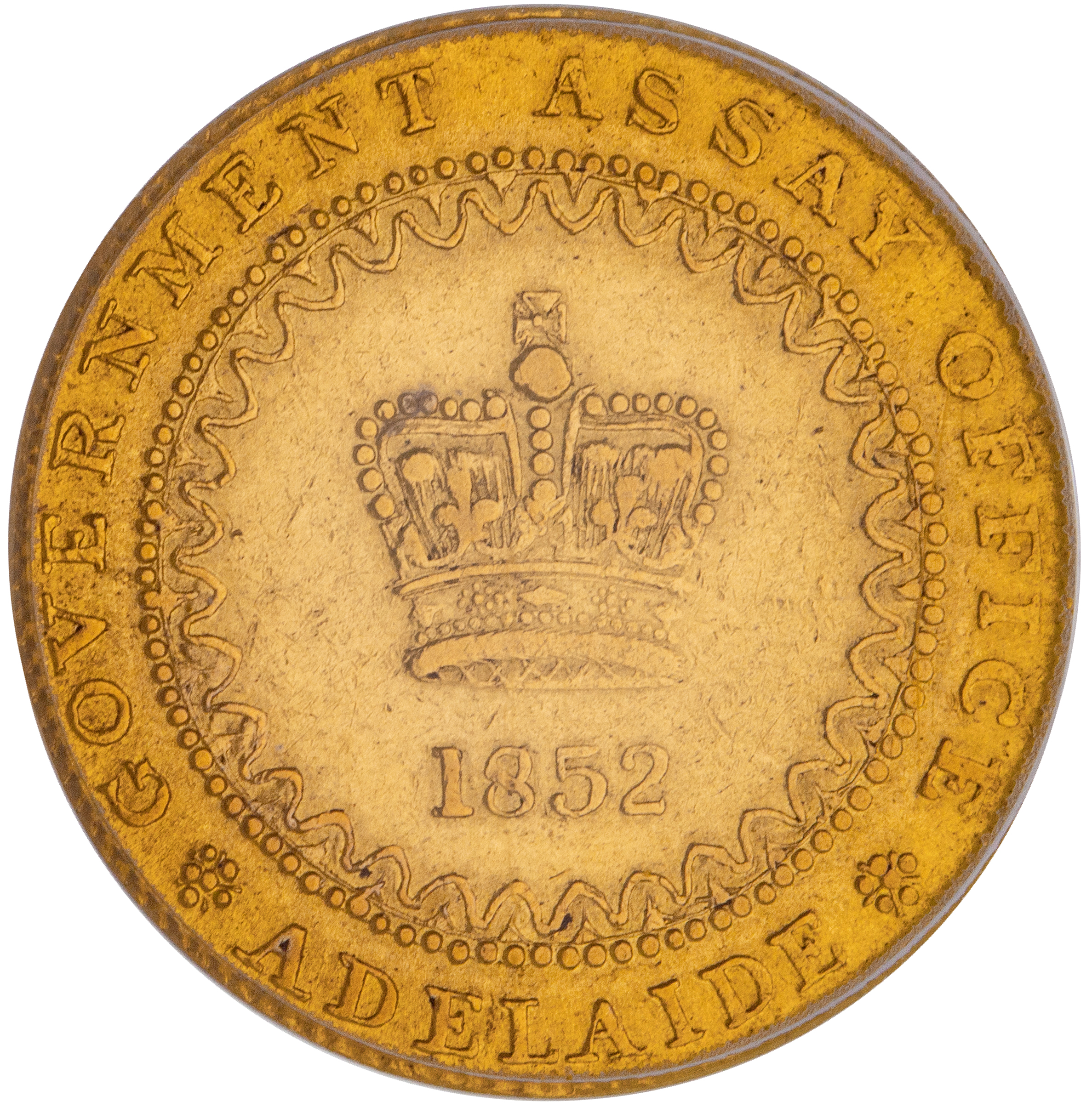 South Australian Assay Office, Adelaide Pound , 1852, EF