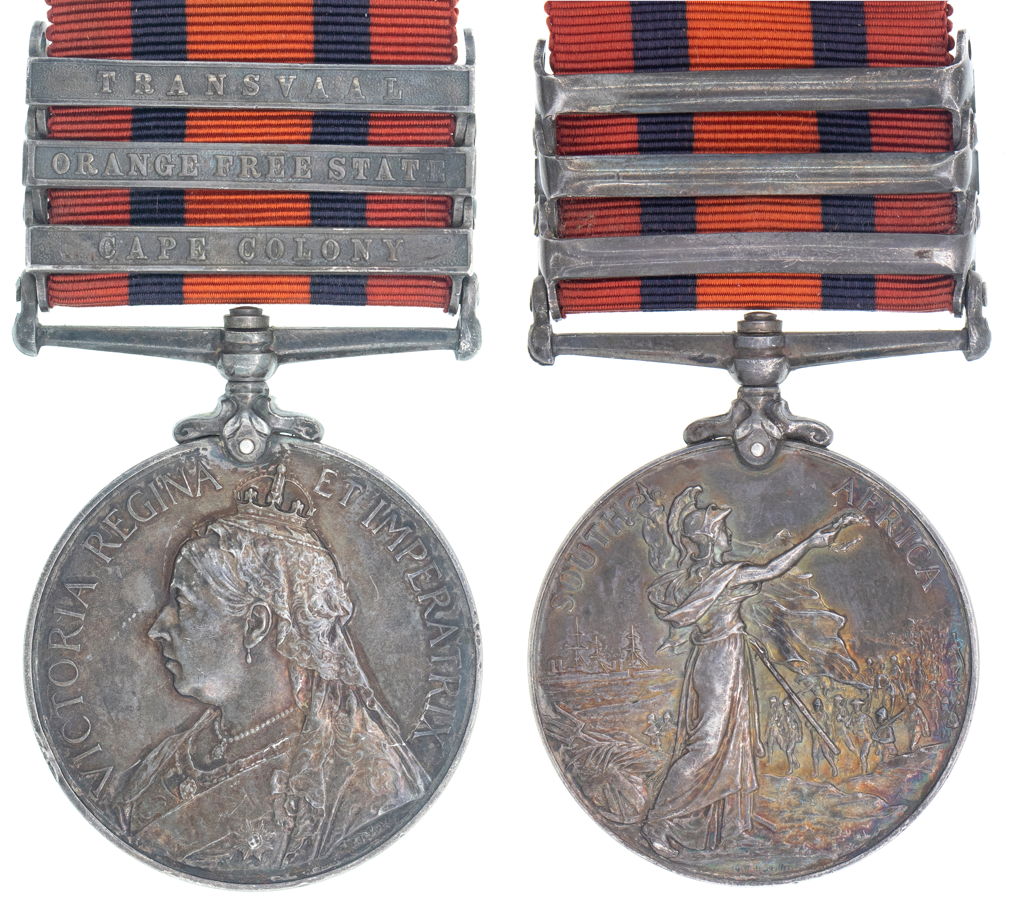 Great Britain, Queen's South Africa Medal, 1899 - 1901, aUNC