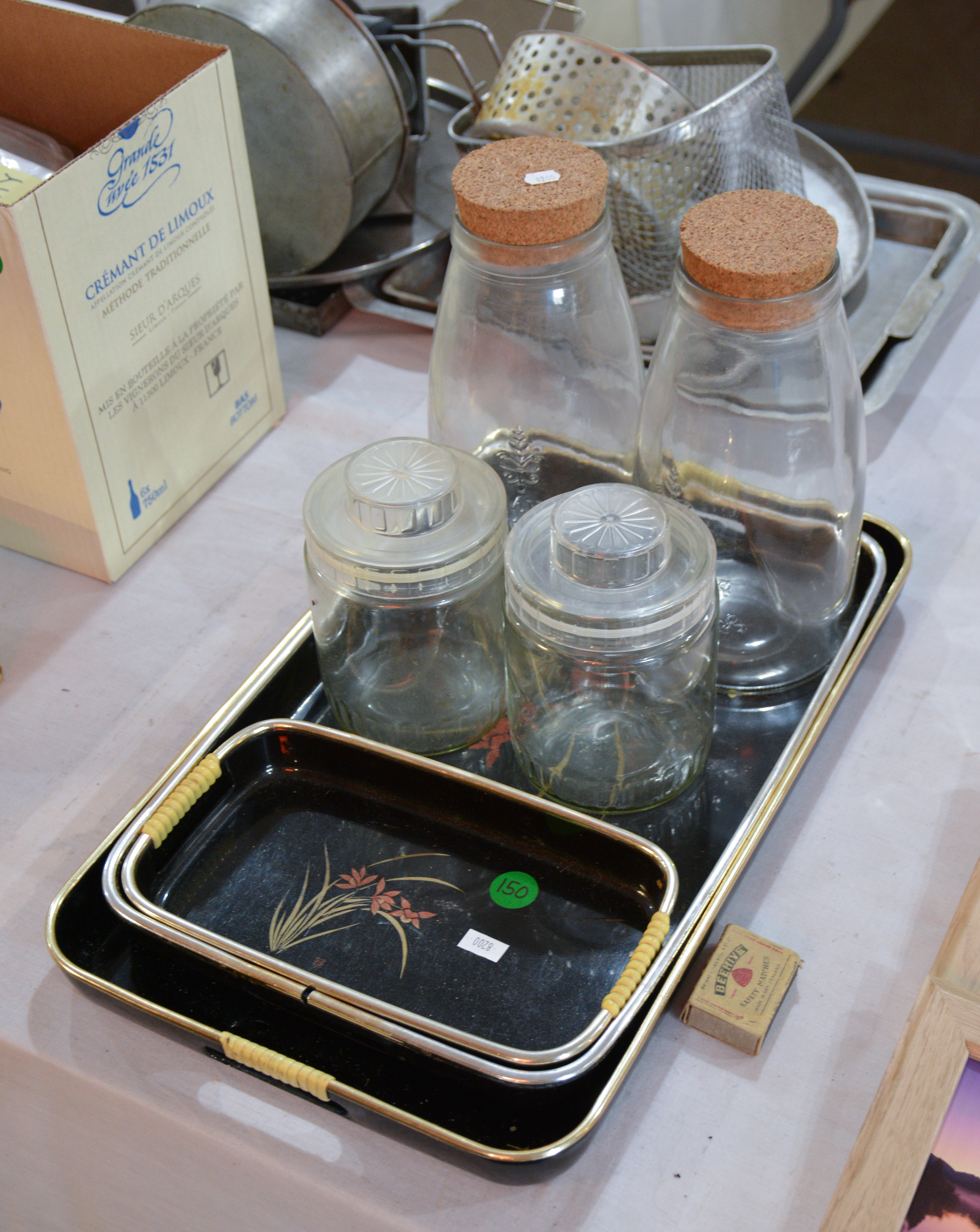 Trays + Glass Jars — NZ auction result