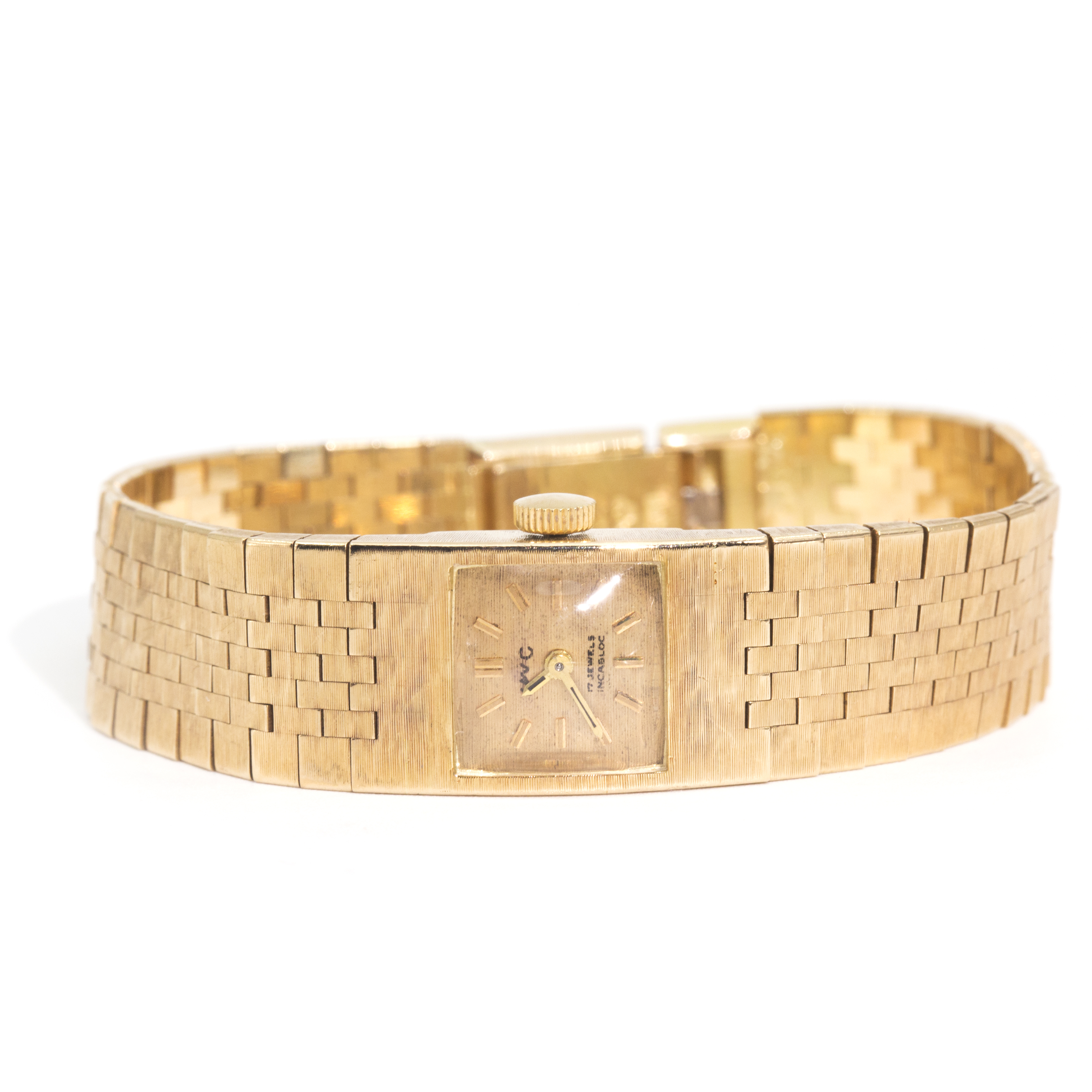 2414 · IWC (International Watch Company) Vintage 18 Carat Solid Gold Watch