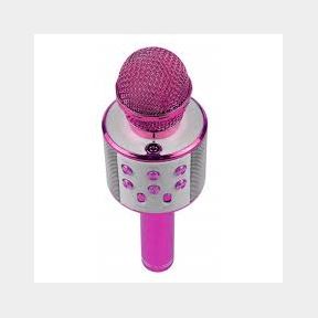Karaoke Bluetooth Microphone - Pink -- Bar 9902176754446- 51737/6363 SN B2 (S7)