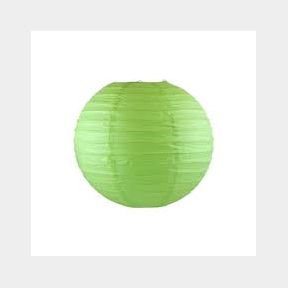 Chinese Paper Lanterns - 40cm - Green - Bar 9901066610725-51748/8129 SN B2 (S7)