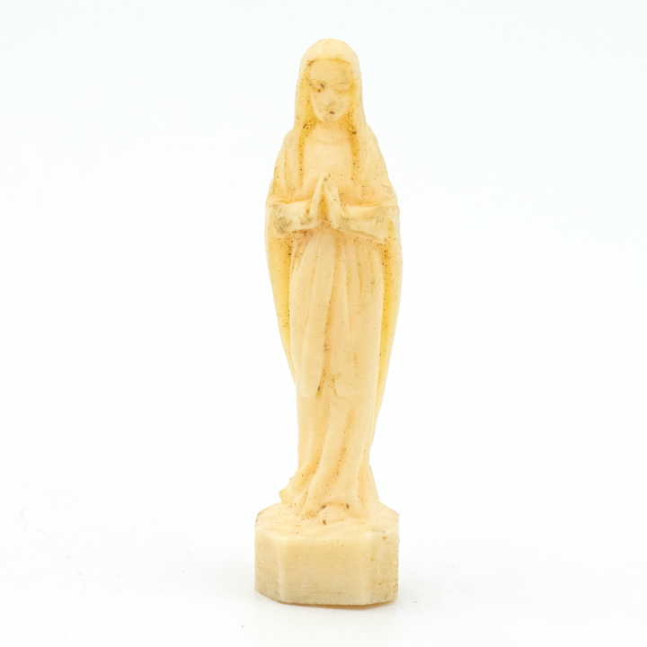 Virgen en marfil miniatura