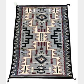 Storm Pattern Navajo Rug By Delphina Nelson