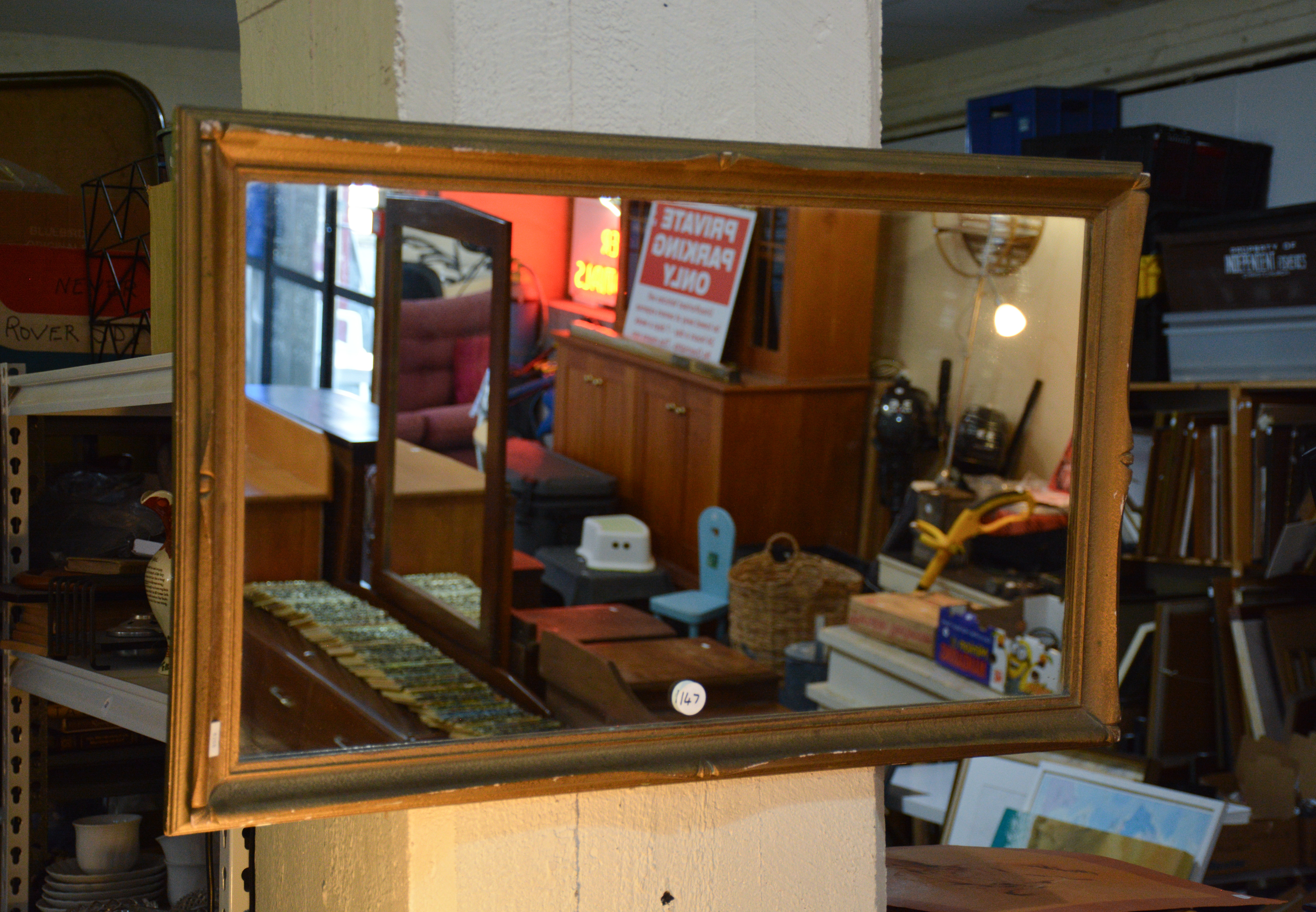 Vintage Framed Mirror — NZ auction result