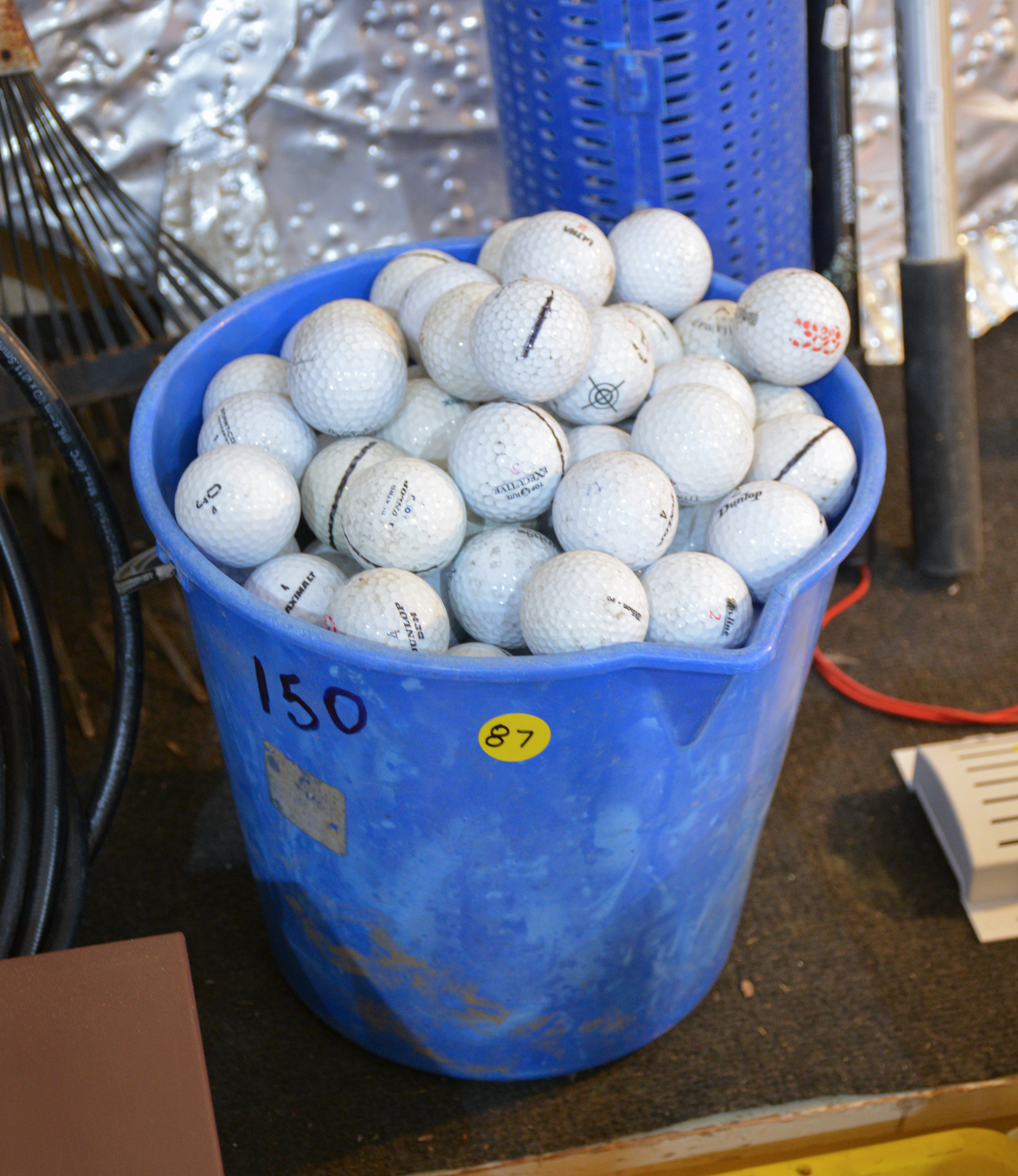 Bucket of Approx 150 Golf Balls — sold at auction in New Zealand for $45