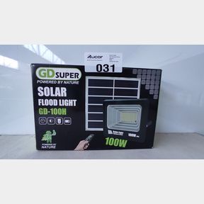 100W SOLAR LED FLOOD LIGHT WITH REMOTE CONTROL -