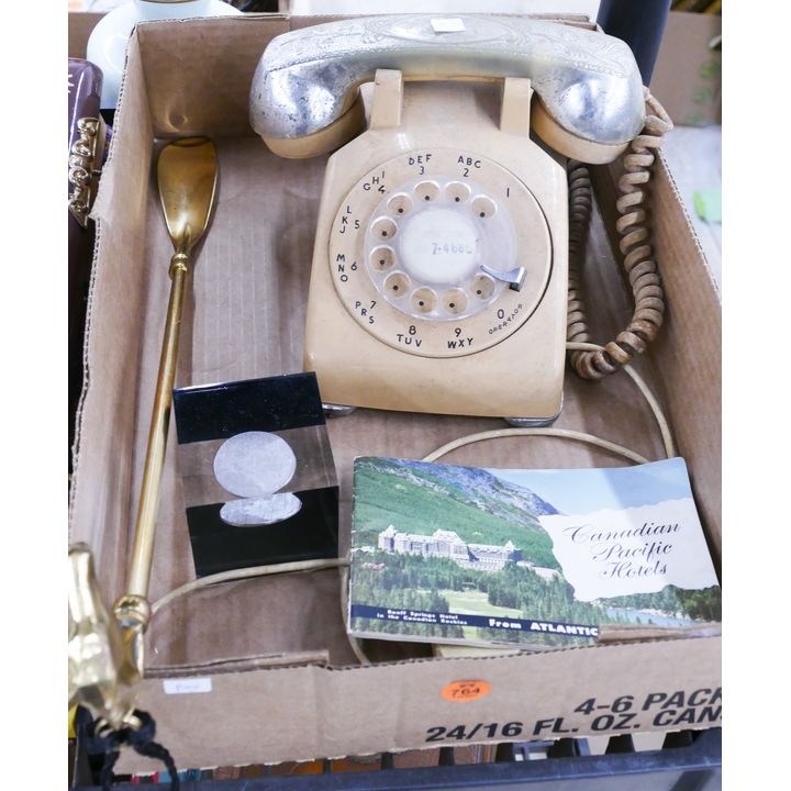 Box Vintage Phone Etc
