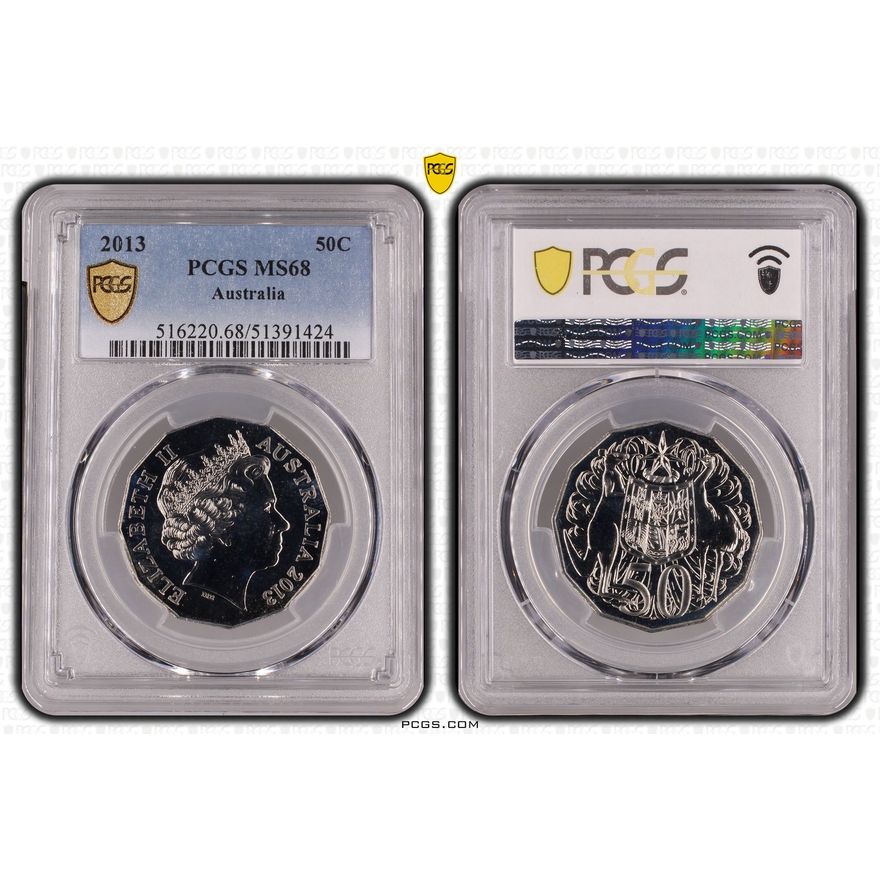 Fifty Cent, 2013, PCGS MS68