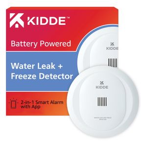 KIDDE WI-FI SMART WATER LEAK DETECTOR PLUS FREEZE CLIMATE SENSOR, BATTERY POWER
