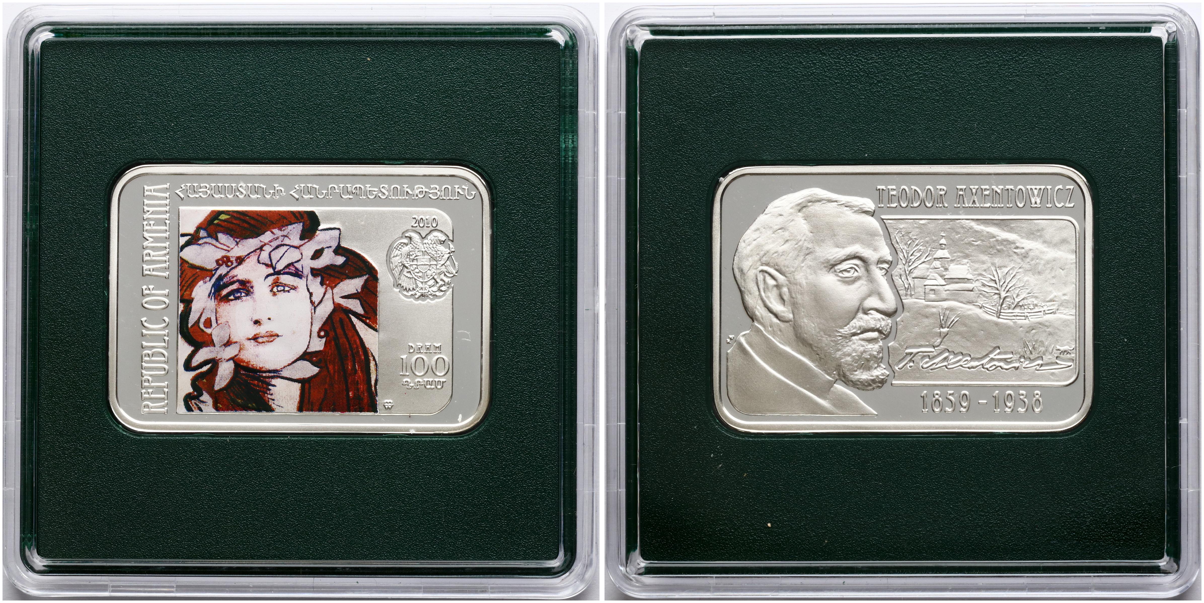 Armenia 100 Dram 2010 MW Teodor Axentowicz | Numisbalt