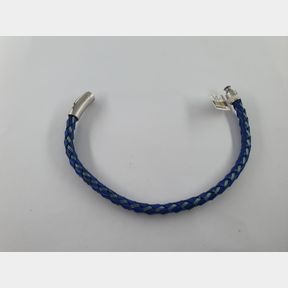 TSAR STAINLESS STEAL LEATHER BANGLE - 51929/11849
