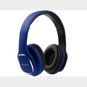 VOLKANO PHONIC SERIES BLUETOOTH HEADPHONES - BLUE