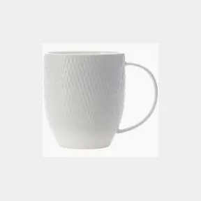 Maxwell Williams 370ml White Basics Diamonds Mug Set of 4 |