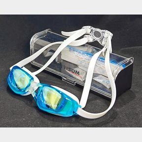 OWSOM SWIM GOGGLES OW-106014 AQUA IRIDESCENT LENS - 52055/23579