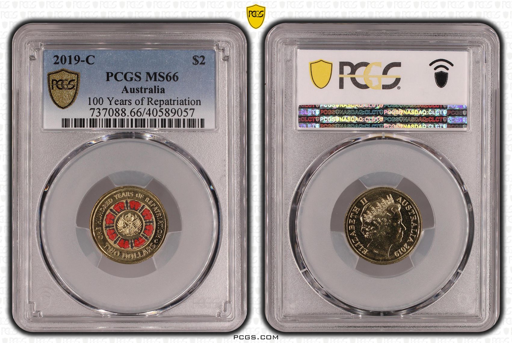 100 Years of Repatriation, Two Dollar, 2019-C, PCGS MS66