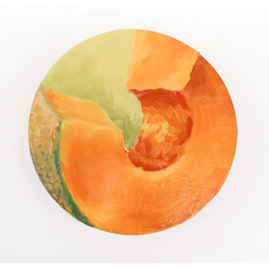 Jane Richlovsky 'Cantaloupe' Oil Painting, 2020